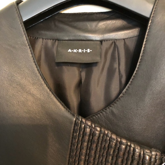 Akris Nappa Lambskin Leather Jacket - Picture 5 of 8